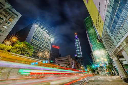 Taipei city scene