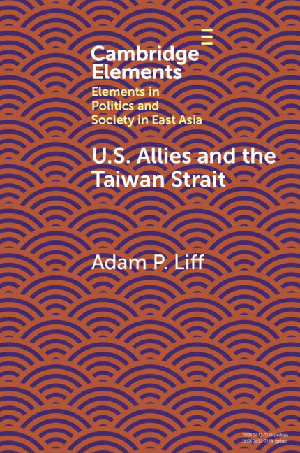 U.S. Allies and the Taiwan Strait book cover