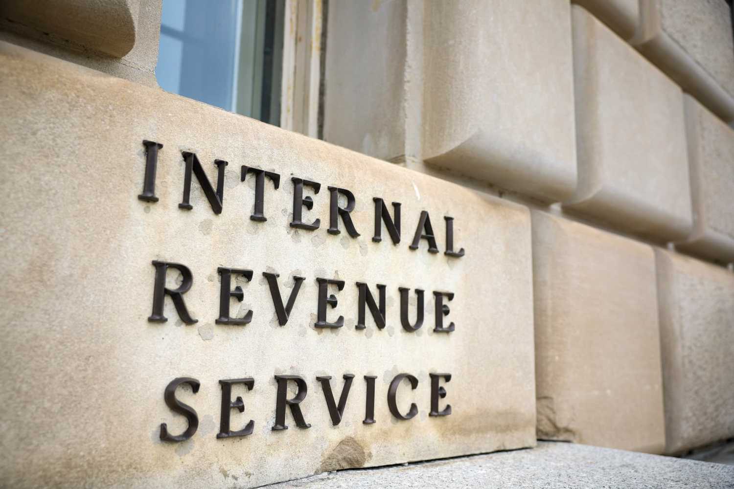 The Internal Revenue Service (IRS) building seen on February 20, 2025 in Washington, DC. (Photo by Tasos Katopodis/Getty Images)