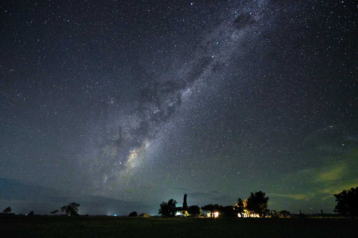 The Milky Way's Galactic Centre is seen near Capilla del Sauce, Florida Department, some 185 km north of Montevideo, on March 8, 2025.