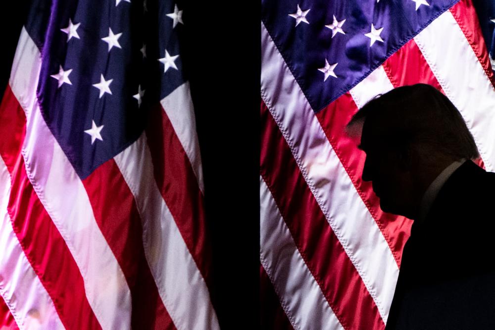 Former U.S. President and 2024 Republican presidential candidate Donald Trump arrives to speak during a campaign rally at the New Holland Arena in Harrisburg, Pennsylvania, on July 31, 2024.