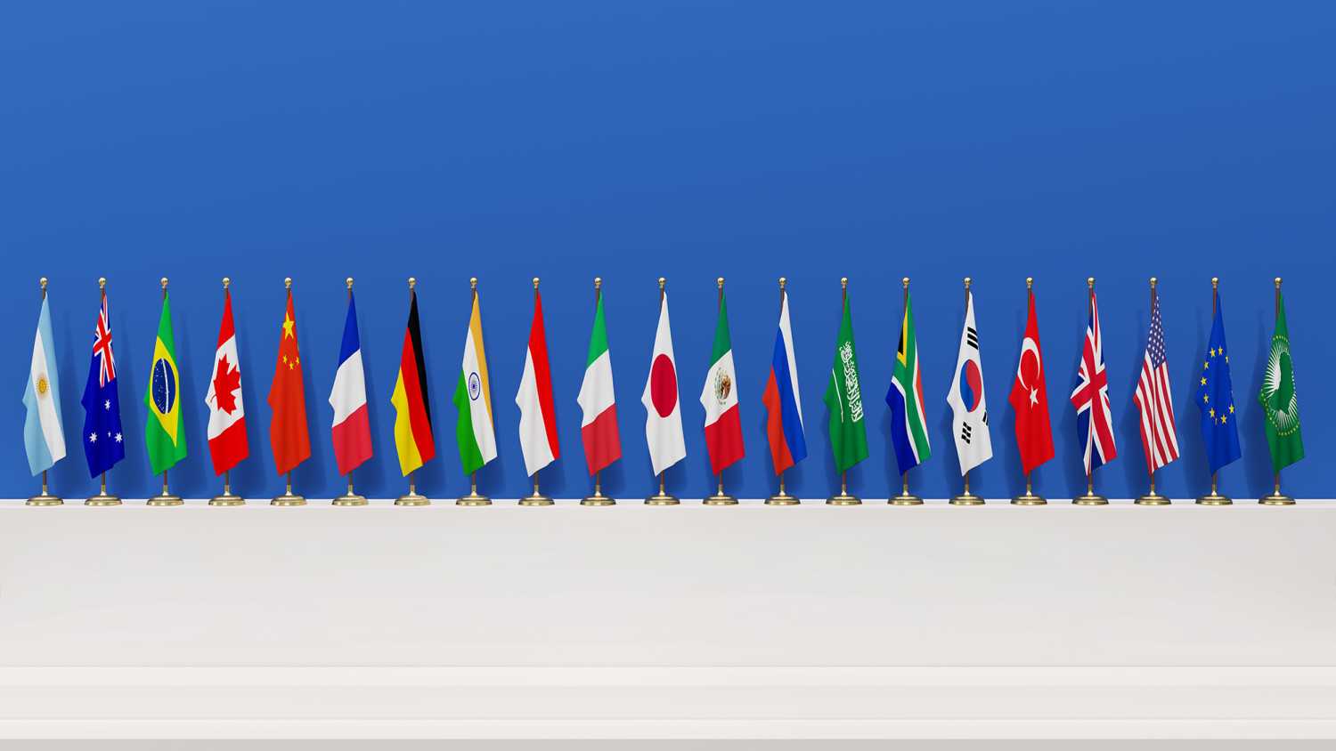 G20 member flags