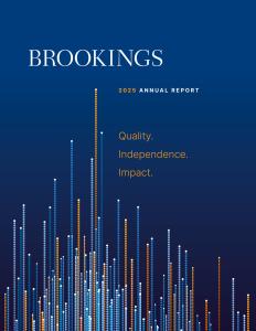 Brookings Annual Report 2025 Cover