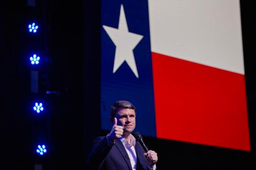 HOUSTON, TEXAS - MARCH 02: Texas Senate candidate James Talarico (D-TX) speaks at a campaign rally on March 2, 2026 in Houston, Texas. Talarico is visiting various locations around the state in the lead up to tomorrow's primaries. (Photo by Danielle Villasana/Getty Images)