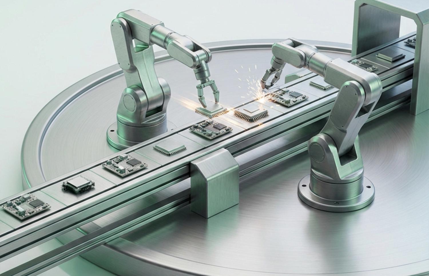 An automated assembly line