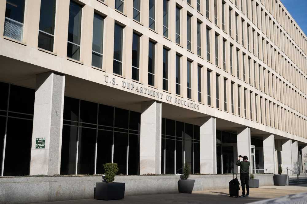 The U.S. Department of Education building is seen in Washington, D.C., February 13, 2025.