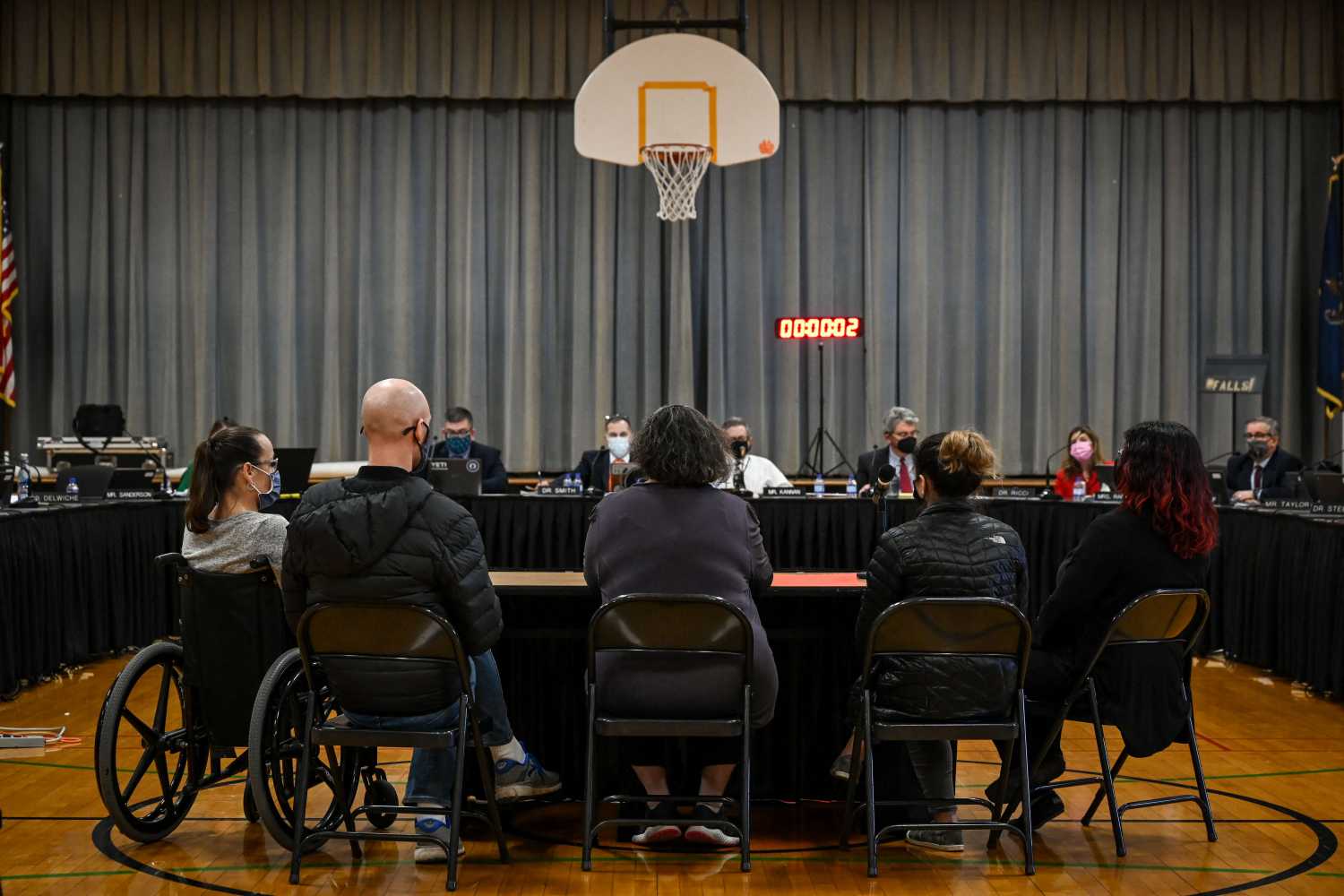 school board meeting