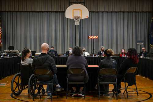 school board meeting