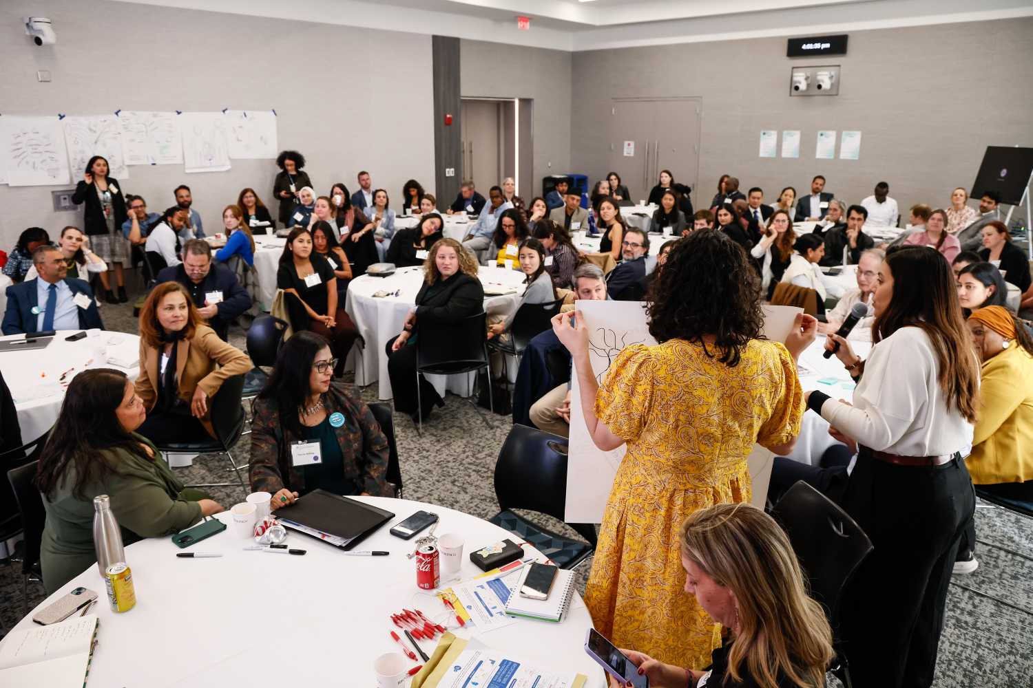 Attendees at a Center for Universal Education workshop.