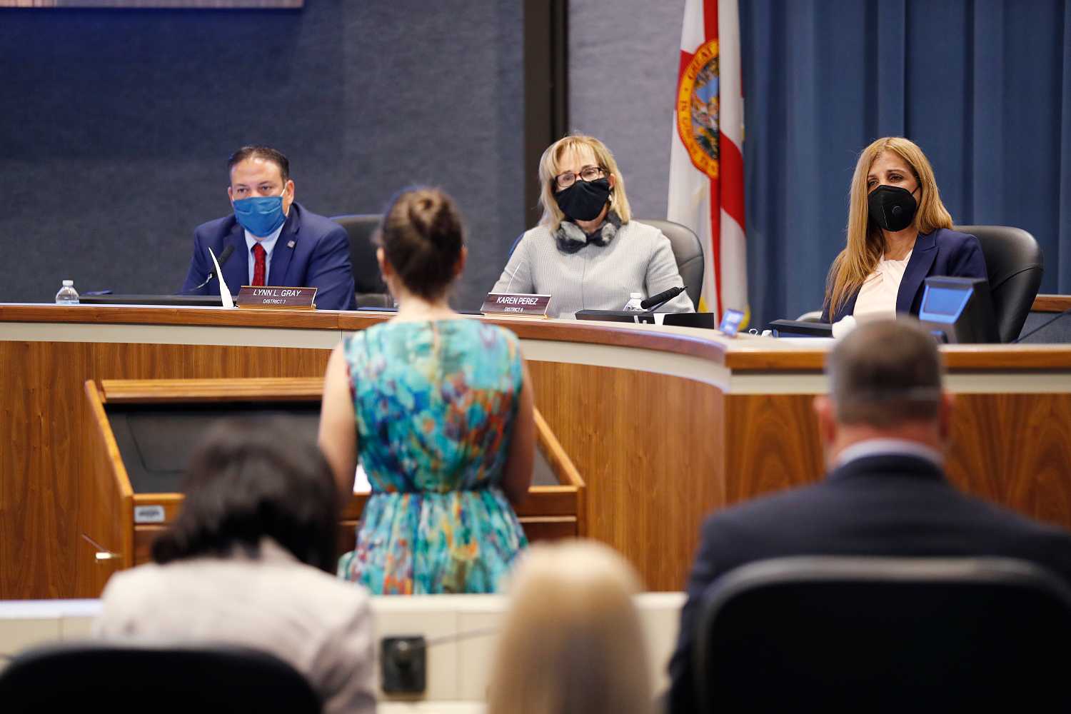 school board meeting
