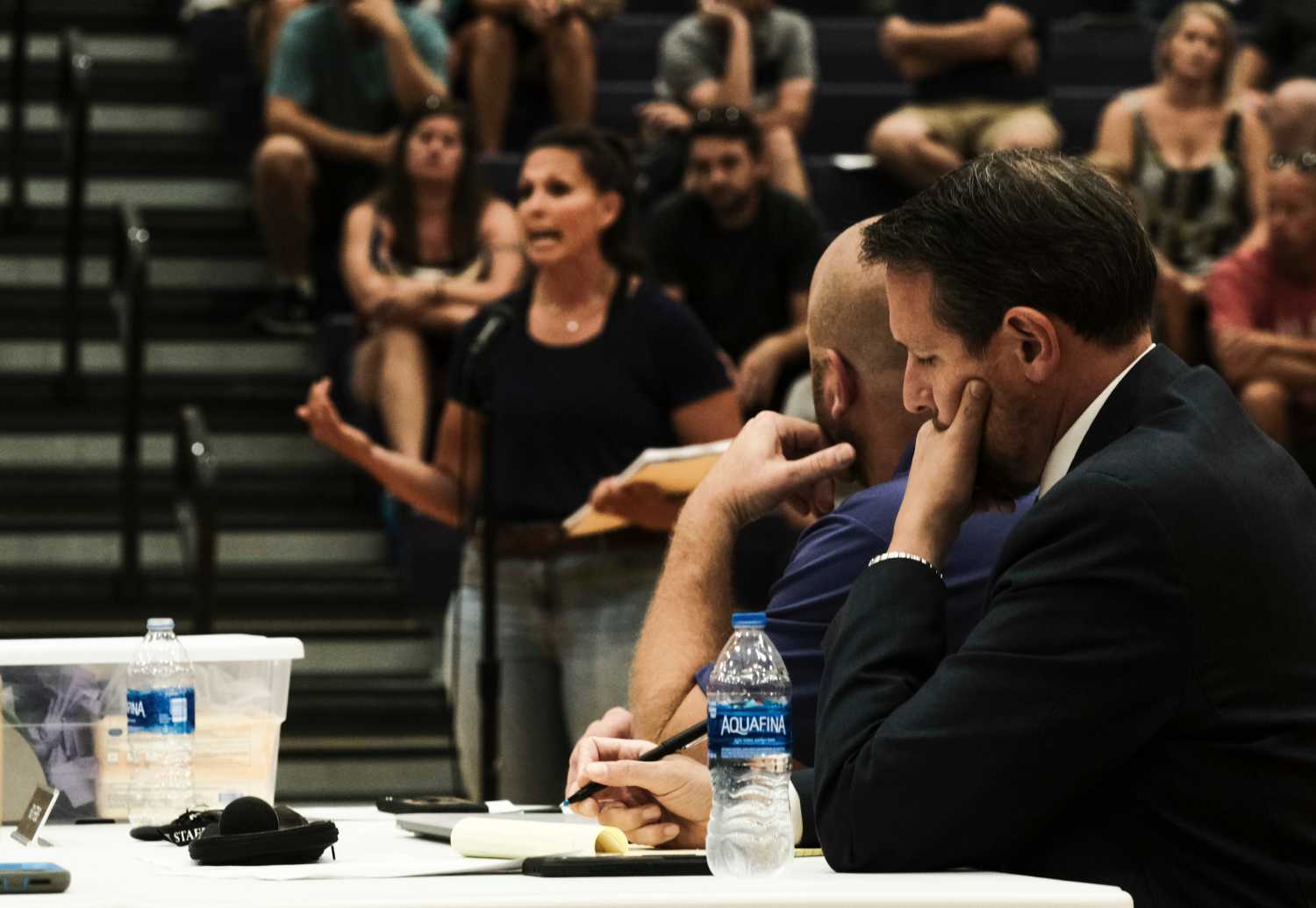school board meeting