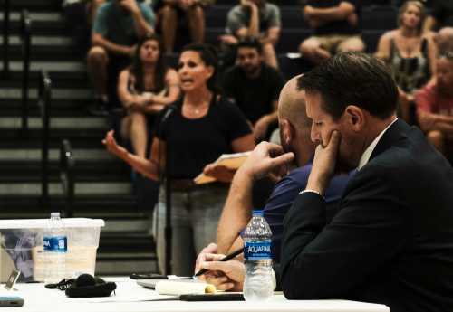 school board meeting