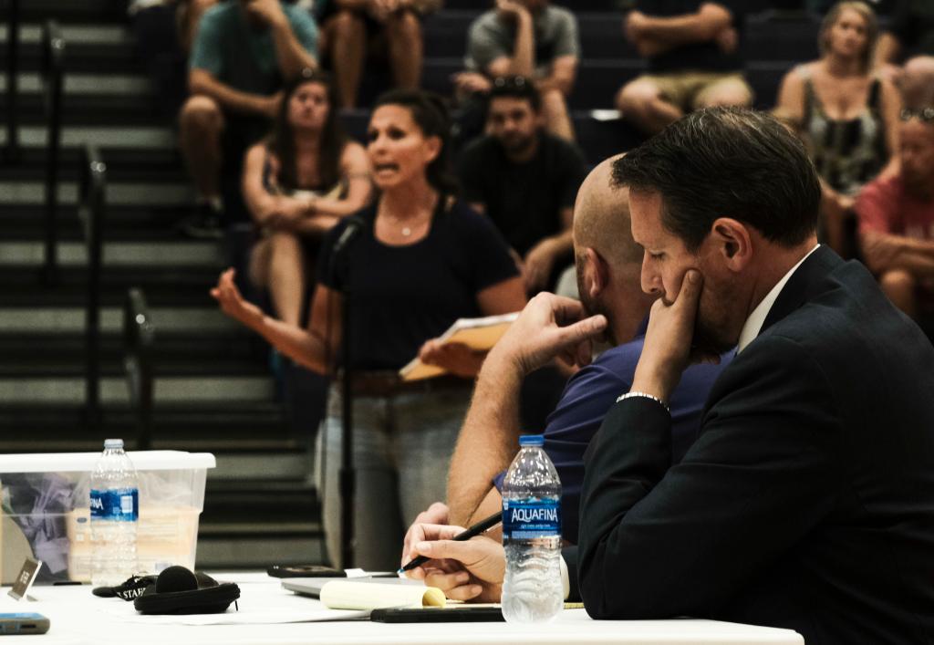 school board meeting