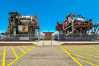 Heat Transfer Atomic Reactor Experiment 2 (left) and 3 (right), located at Experimental Breeder Reactor-I museum, Arco, Idaho