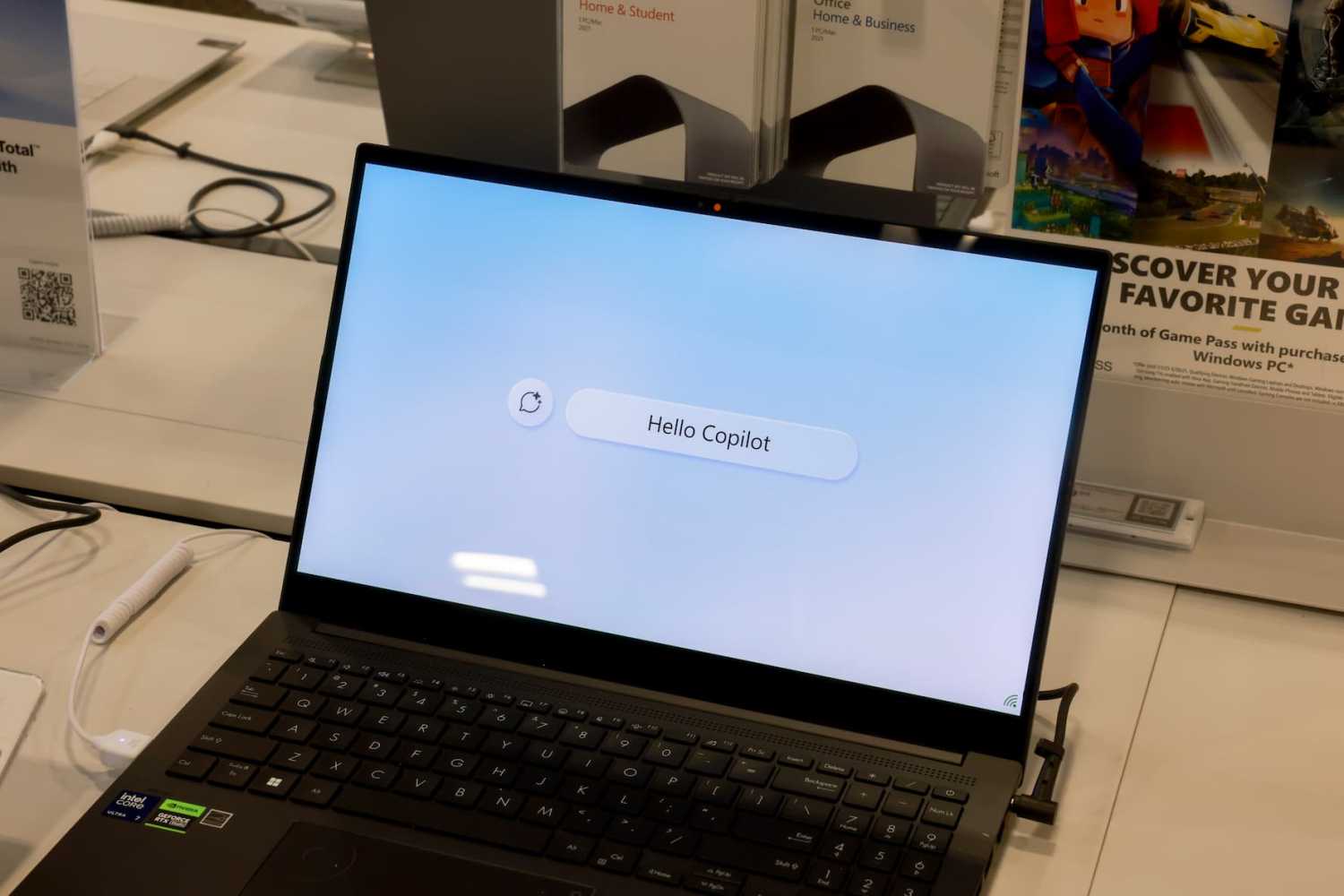 MIAMI, FLORIDA - JUNE 18: A laptop computer with Microsoft Copilot+ installed is on display at the Best Buy store on June 18, 2024, in Miami, Florida. Today, Best Buy began selling Microsoft's new line of AI-centric Copilot+ PCs to customers. The store has the most extensive assortment of Copilot+ PCs in their stores from vendors like Microsoft, Dell, HP, Lenovo, and Samsung. Microsoft Copilot is a generative artificial intelligence chatbot developed by the company.