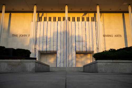 WASHINGTON, DC - SEPTEMBER 19: The John F. Kennedy Center for the Performing Arts, on Sept. 19, 2026, in Washington, DC.
