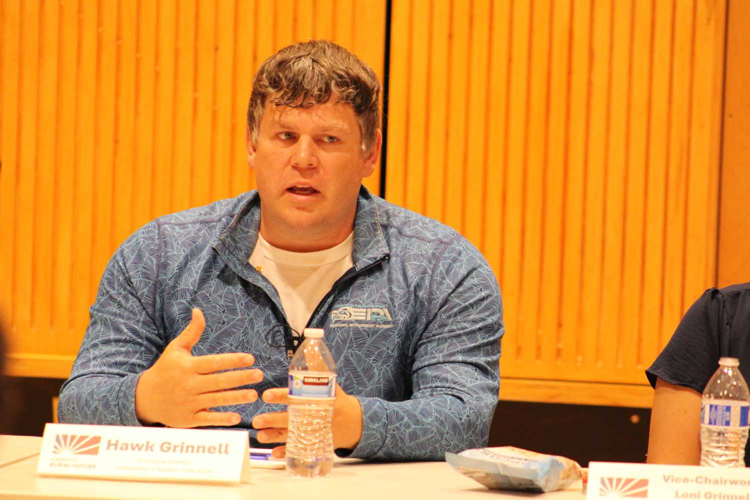 Jamestown S’Klallam Economic Development Director Hawk Grinnell explained how tribal enterprises generate revenue for governmental responsibilities that municipalities typically finance through taxation.