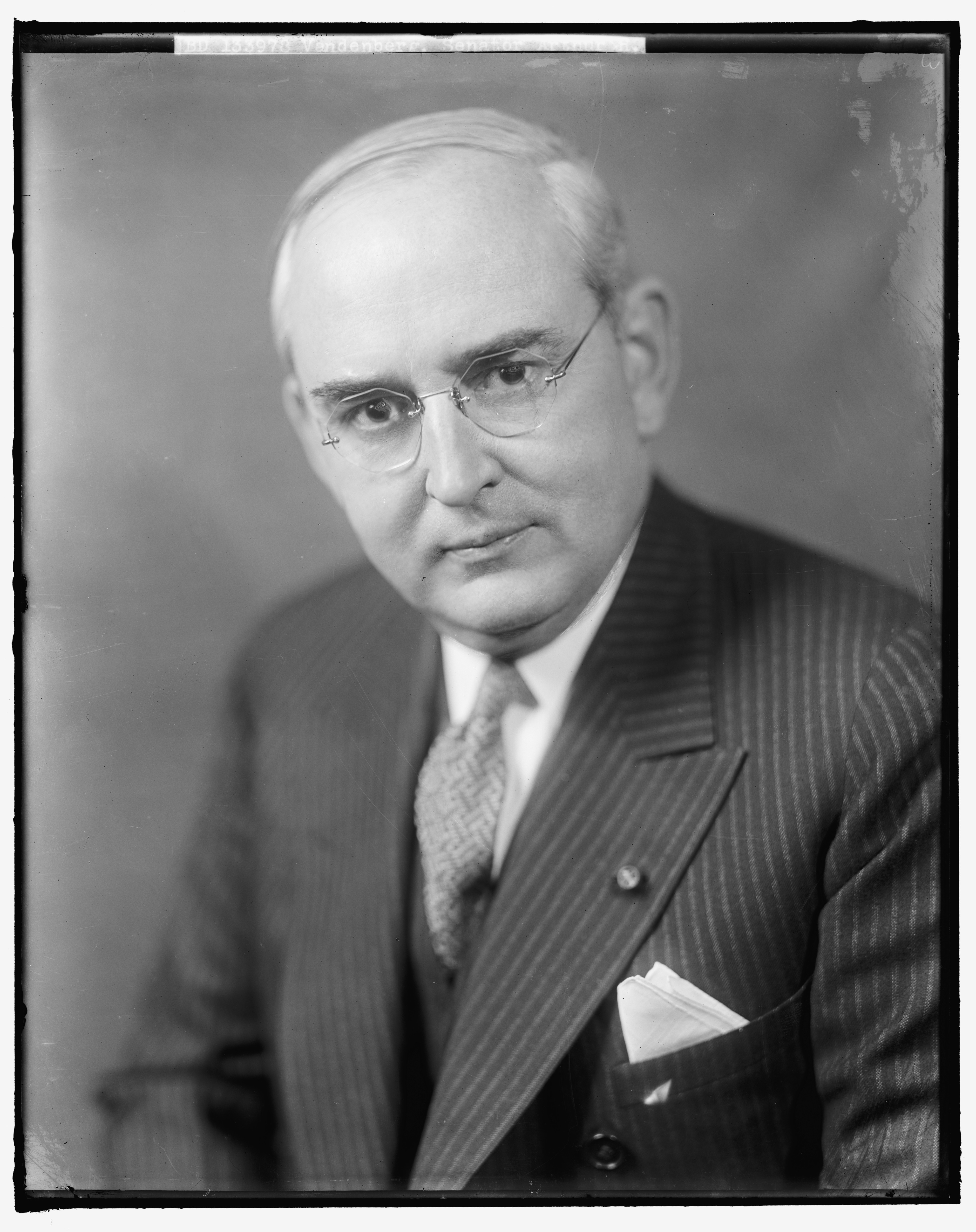 photo: Senator Arthur Vandenberg